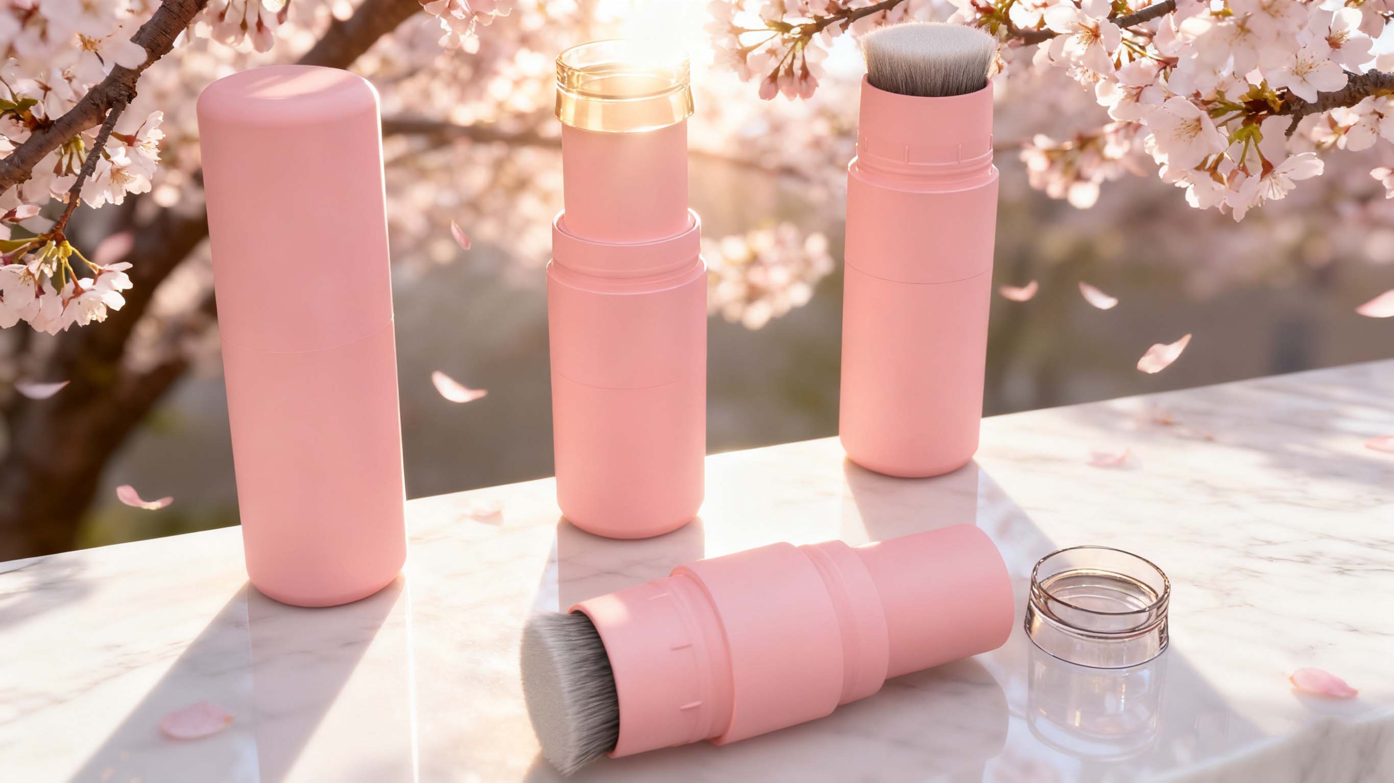 Bagaimana cara menggabungkan bedak dengan kepala sikat untuk efisiensi maksimum?