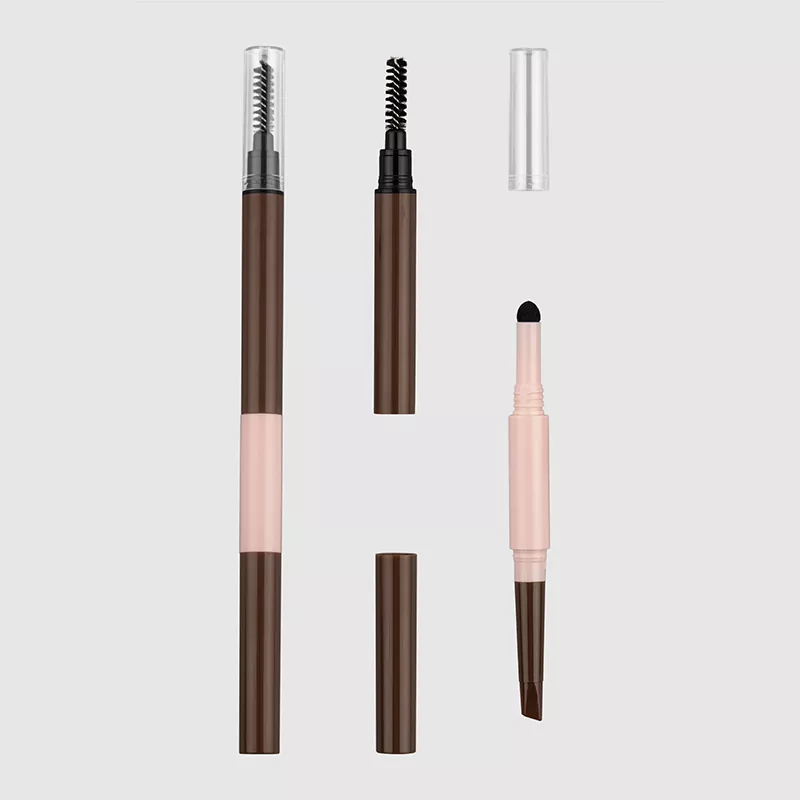 Kemasan pensil alis 3-in-1 yang dapat diisi ulang